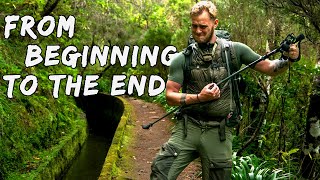 LEVADA DO NORTE  20 tunnels and 51 km HIKE to the spring  PART1  Madeira [upl. by Cirded]