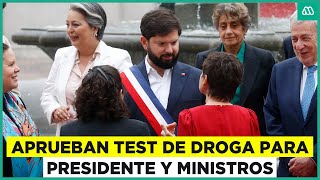 Aprueban test de droga obligatorio para el presidente y sus ministros [upl. by Imekawulo]