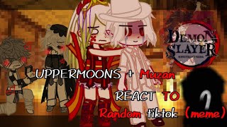 Uppermoons  Muzan react to random tiktok meme Request English  Indo short video [upl. by Lucie]