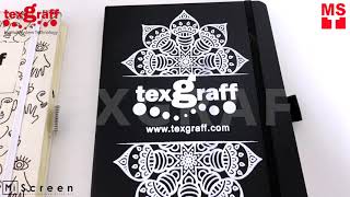 Digital Screen Printing on Leather Notebook Covers with MiScreen [upl. by Schalles457]