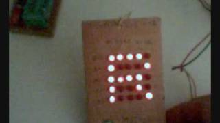 Matriz de 5x5 Leds de texto [upl. by Reichert]