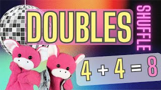 Doubles Addition Facts Song  The Doubles Shuffle by Math Notes with Rocko [upl. by Ivers299]