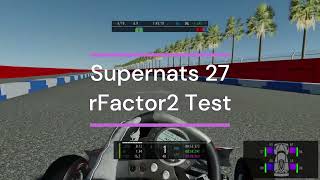 SKUSA SuperNationals 27 Track in rFactor 2 [upl. by Arehs631]