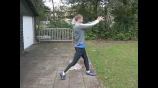 discus imitatie standworp met handje klap [upl. by Myca]