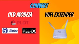 TURN YOUR OLD MODEM TO A WIFI EXTENDER [upl. by Iramaj]