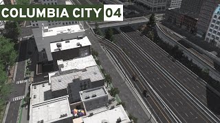 Sunken Highway  Cities Skylines Columbia City 04 [upl. by Anibur]