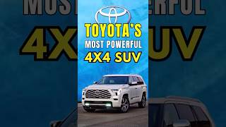 TOYOTA’S MOST POWERFUL 4x4 SUV toyota sequoia suv fortuner endeavour landcruiser cars shorts [upl. by Anairt]