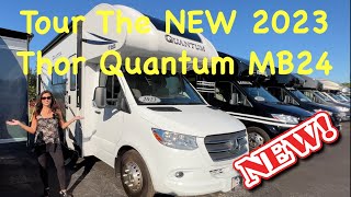 Tour the NEW 2023 Thor Quantum MB24 CClass RV [upl. by Duster]