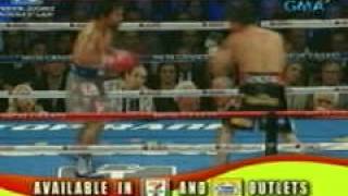 Pacquiao vs Marquez 4 Knockout 6th Round 120812 [upl. by Yehus]