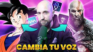 MODULADORES DE VOZ a tiempo real con IA en 2024 🎙️ TEST 5 Cambiadores de VOZ gratis GamerStreamer [upl. by Valerian]