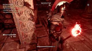 Assassins Creed Odyssey How To Find The Ancient Stele  Agamemnons Tomb [upl. by Jemy]