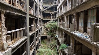 Exploring HASHIMA ISLAND – Early Footage of Japans ABANDONED Island City 軍艦島 [upl. by Louis]