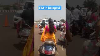 PM modi in belagavi city pmmodi modi belagavi [upl. by Shena]