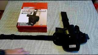 AIRSOFT Review N°10 FR  Equipement  Holster pour cuisse Swiss Arms [upl. by Ydaj]