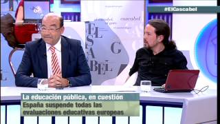 Rifirrafe entre Ángel Expósito y Pablo Iglesias en 13TV [upl. by Chace]