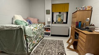 College Freshman SINGLE Dorm Room Tour [upl. by Natiha256]