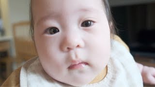 優雅な日常を送ってるように見える赤ちゃんの動画 クラシックのおかげ あかちゃんのいる生活 逞しく育て [upl. by Brainard]