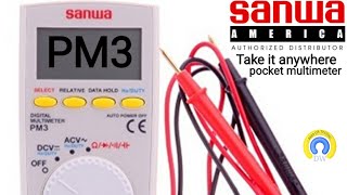 SANWA PM3 Pocket Multimeter Review amp Teardown [upl. by Harihs803]