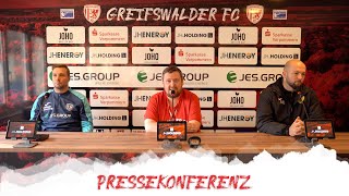 PRESSEKONFERENZ NACH DEM SPIEL  Greifswalder FC vs FSV 63 Luckenwalde [upl. by Almallah59]