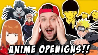 Music Producer Reacts to Anime Openings for THE FIRST TIME 4 [upl. by Siahc]