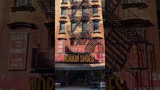 Norkin Shoes film set Lower East Side NYC [upl. by Ogren]