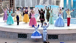 Starlit Princess Waltz FULL Show at Disneyland Paris 2018 w8 Princesses Including Belle Cinderella [upl. by Aikaj117]