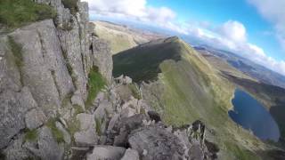 Swirral Edge descent from Helvellyn [upl. by Dolora]