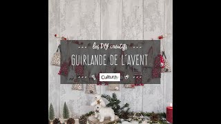 DIY créatif  Guirlande de lAvent [upl. by Einnalem]