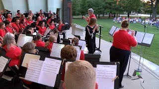 Ames Municipal Band  July 6 2017 [upl. by Oiluj]