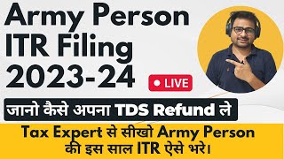 Army Person ITR Filing Online 202324  ITR 1 Filing Online 202324 Army Person  ITR For Defence [upl. by Derry550]