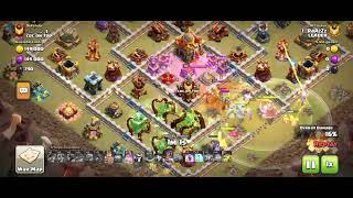 COC Clan WaR Attack strategy Th16 Root rider Valkyrie 3 star attack [upl. by Adnahsal]