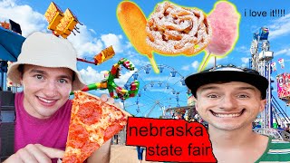 Exploring Nebraska State Fair Fried Food Dinky Rides and Random Shows [upl. by Adnic]