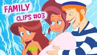 Zig amp Sharko  Family Clips3  HD [upl. by Analle380]