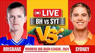 🔴 Live  Brisbane Heat Women vs Sydney Thunder Women  BHW vs SYTW  Live Score amp Commentary [upl. by Emmet8]