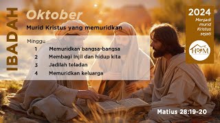 HOM CHURCH  Theme in October  Murid Kristus Yang Memuridkan [upl. by Cherey]