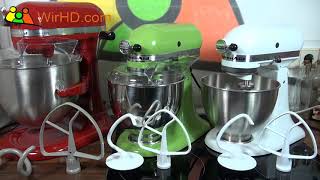 KitchenAid Artisan  Classic und Heavy Duty Vergleich Unboxing Review [upl. by Refotsirk]