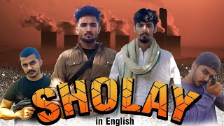 Sholay in English  Short Movie  Talhafitvlogs viral trending funny [upl. by Lynad]