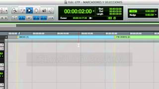 PRO TOOLS  FACO UTP  Marcadores y selecciones en Pro Tools [upl. by Sadira781]