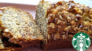 Starbucks Banana Nut Bread Copycat Recipe shorts [upl. by Meggs]