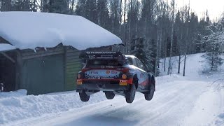 Thierry Neuville PreEvent test  Rally Sweden 2024  Hyundai i20 N Rally1 [upl. by Ecirtahs507]