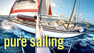 SLOW TV 75 Minutes of Pure Sailing Unedited Sailing SV Delos [upl. by Ainotna71]