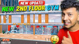 Finally Opened New 2nd FLOOR GYM 😍 NEW UPDATE  GYM SIMULATOR 24 [upl. by Nnaeirrac]