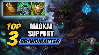 Wild Rift Maokai support TOP 3  S15 rank game  build [upl. by Schou]