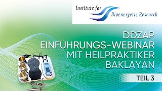 Teil 3 Informationen zur Effektivität  DDZap  Einführungswebinar von HP Baklayan [upl. by Ahsinom]