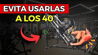 Estas son las ÚNICAS 8 MÁQUINAS de Gimnasio que Debes EVITAR Usar Después de los 40 [upl. by Eihcra]