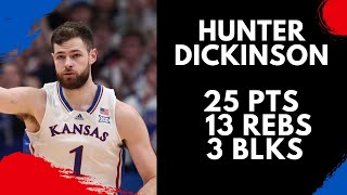 Hunter Dickinson Highlights vs Eastern Illinois  112823  25 Pts 13 Rebs 3 Blks [upl. by Sadonia858]