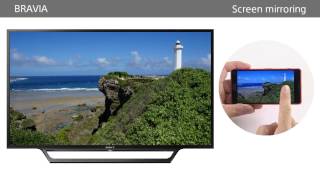 Sony BRAVIA  How to setup and use Screen mirroring [upl. by Labanna]