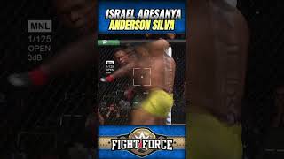 Israel Adesanya vs Anderson Silva FIGHT UFC box wwe ufc mma [upl. by Nnylsoj]