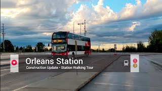 Orleans Station • Construction Update Walking Tour Park and Ride Sept 2 2022 [upl. by Sabas]