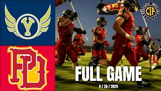 CIF SS FOOTBALL 2024 YUCAIPA THUNDERBIRDS VS PALM DESERT AZTECS 92724 [upl. by Anaic630]